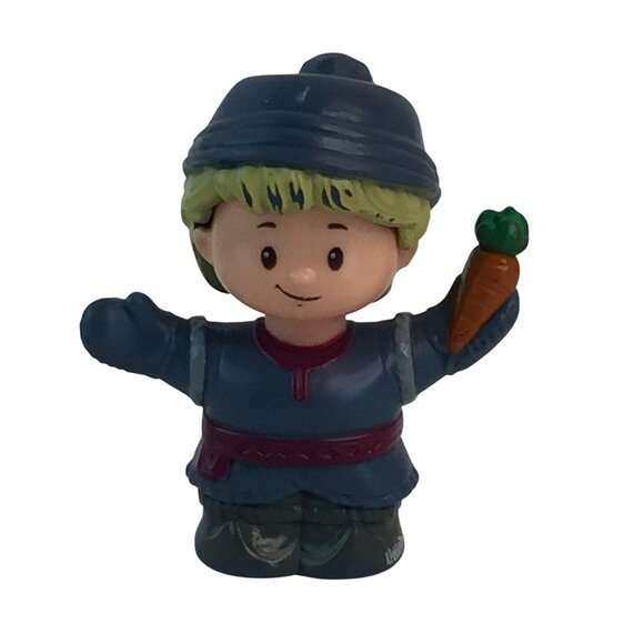 Fisher Price Little People Disney Frozen Elsa Anna Kristoff Figures Lot of 3 - Picture 2 of 13